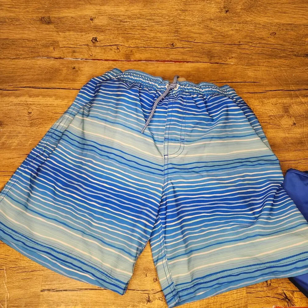 Boys Swim shorts Rash Guards Shorts size 10/12 Husky youth